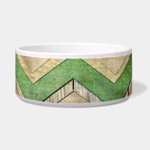 Awesome cool chevron zigzag pattern bowl