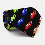 Awesome Cool Mens I Love Cars Red Blue Orange Tie at Zazzle