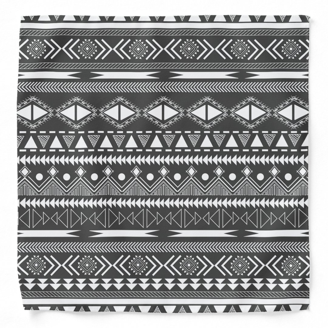 Awesome Cool trendy Aztec tribal Andes pattern Bandana | Zazzle