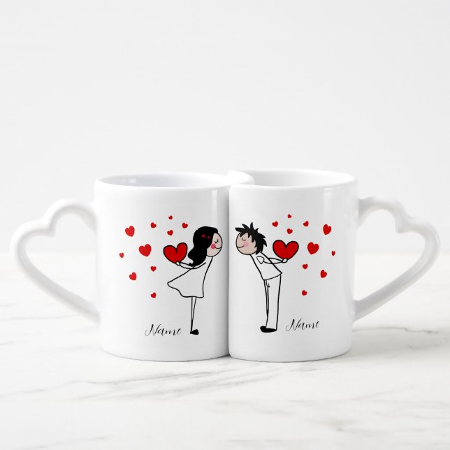 Awesome Couples Mug Valentines Mugs Couples (Front Nesting)