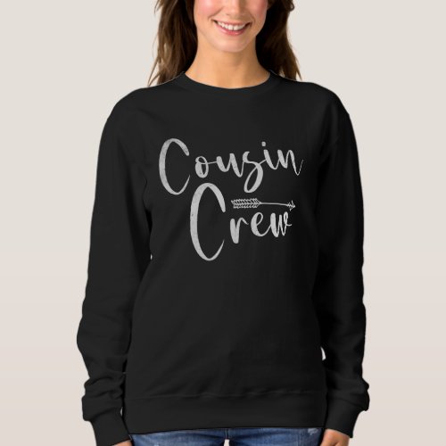 Awesome Cousin Crew  For Big Lil Cousins Squad Kid Sweatshirt