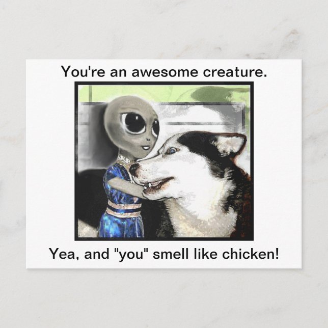Awesome Creature Postcard (Front)