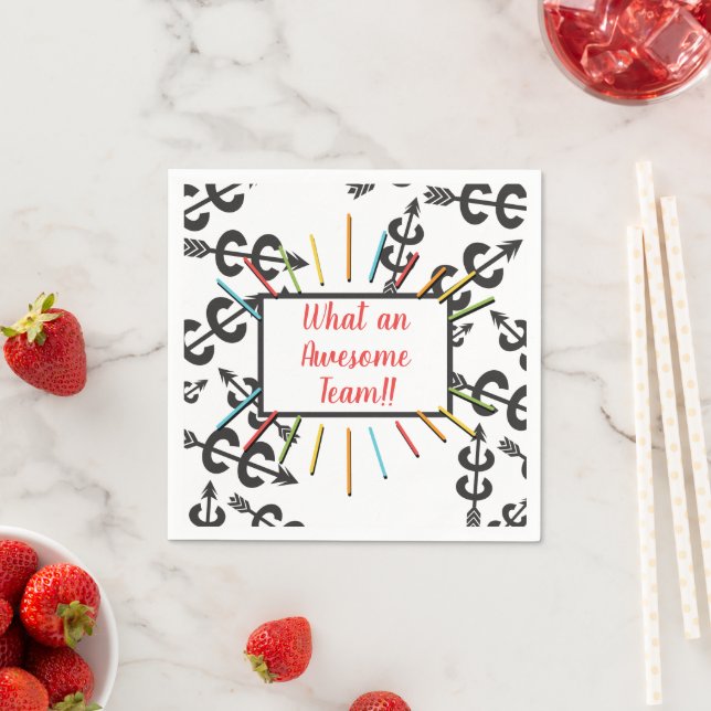 Awesome Cross Country Napkins (Insitu)