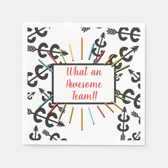 Awesome Cross Country Napkins (Front)