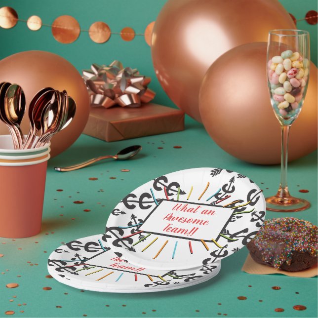 Awesome Cross Country Paper Plate (Multi)