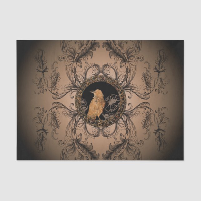 Awesome crow tissue paper (Front)