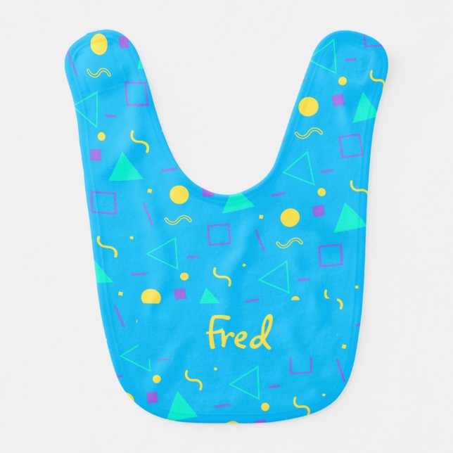 Awesome Custom Baby Boy Clothes Bib (Front)