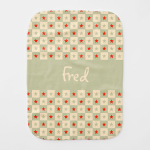 Awesome Custom Baby Boy  Clothes Star Burp Cloth