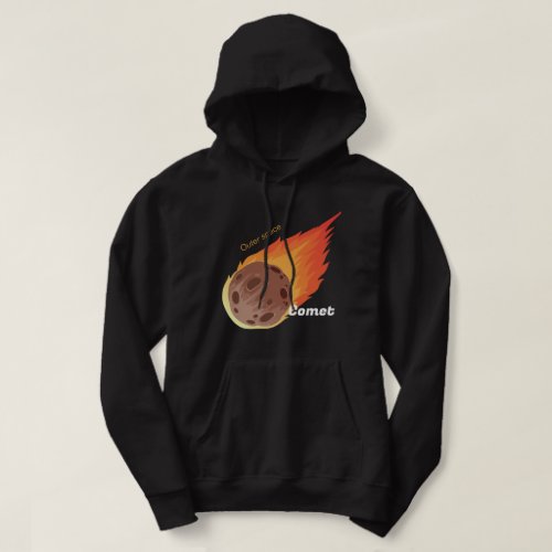 Awesome custom Outer space l Comet Black Hoodie