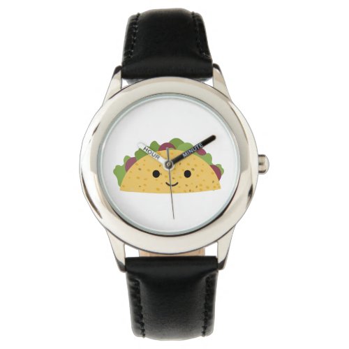 Awesome Cute Cartoon Kawaii Smiling Taco Watch