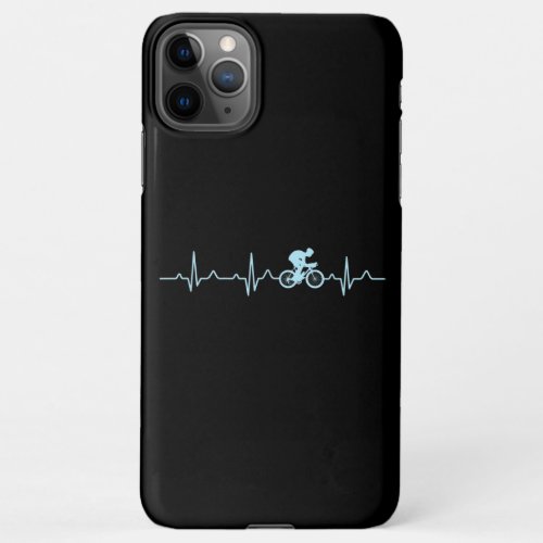 Awesome Cyclist Heartbeat Mountain Biking Cycling iPhone 11Pro Max Case