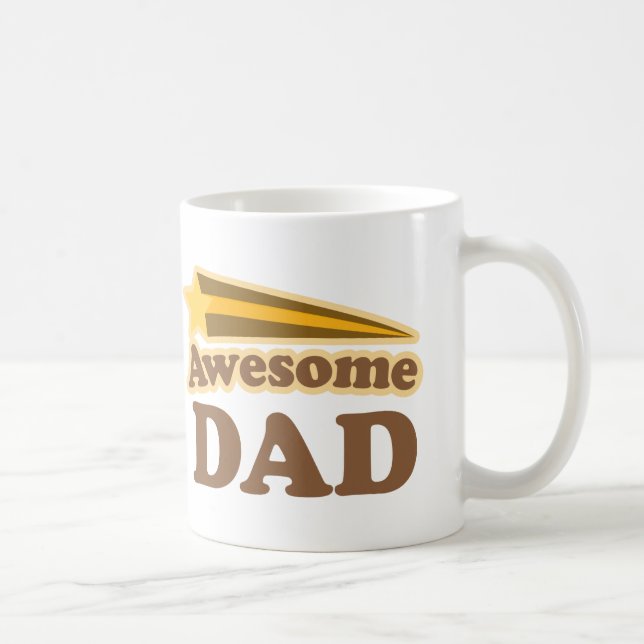Awesome Dad Fathers Day Gift Coffee Mug (Right)