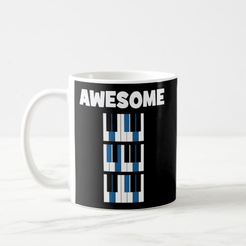 Awesome Dad Forever Piano Fathers Day Coffee Mug