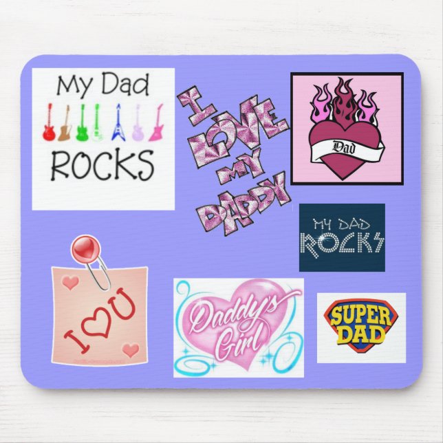 Awesome Dad Mousepad (Front)