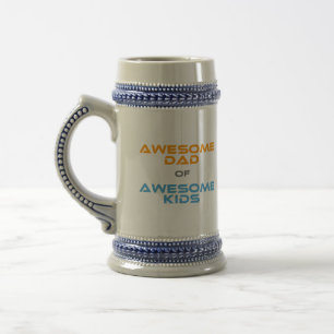 Awesome Dad of Awesome Kids Beer Stein