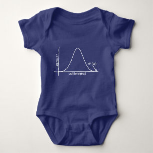 Awesome Dad - Statistics Baby clothing dark color Baby Bodysuit