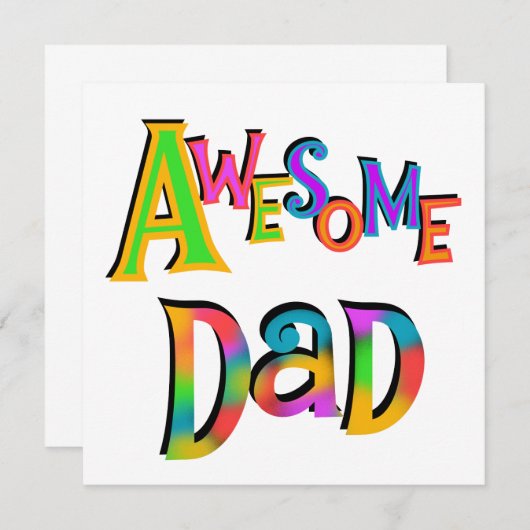 Awesome Dad T-shirts and Gifts (Front/Back)