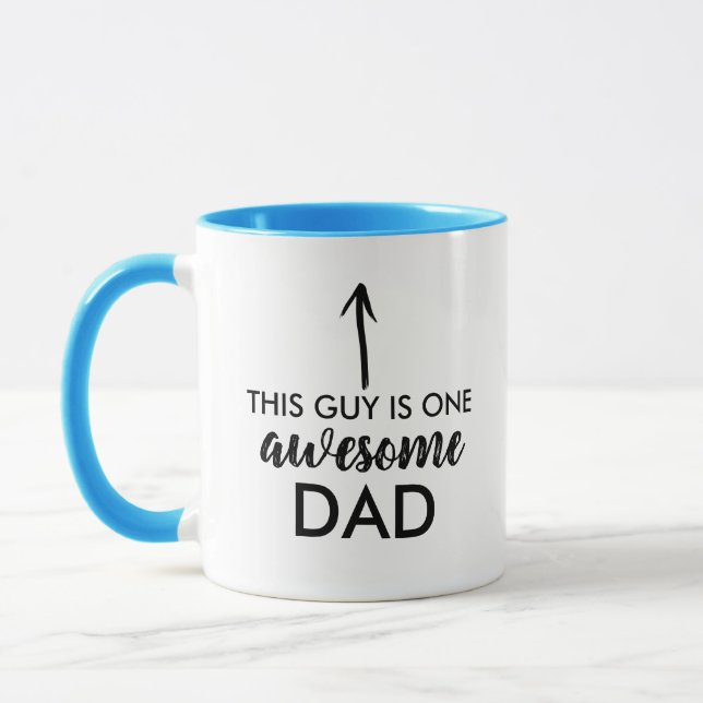 Awesome Dad World Best Father Fathers Day Gift Mug (Left)