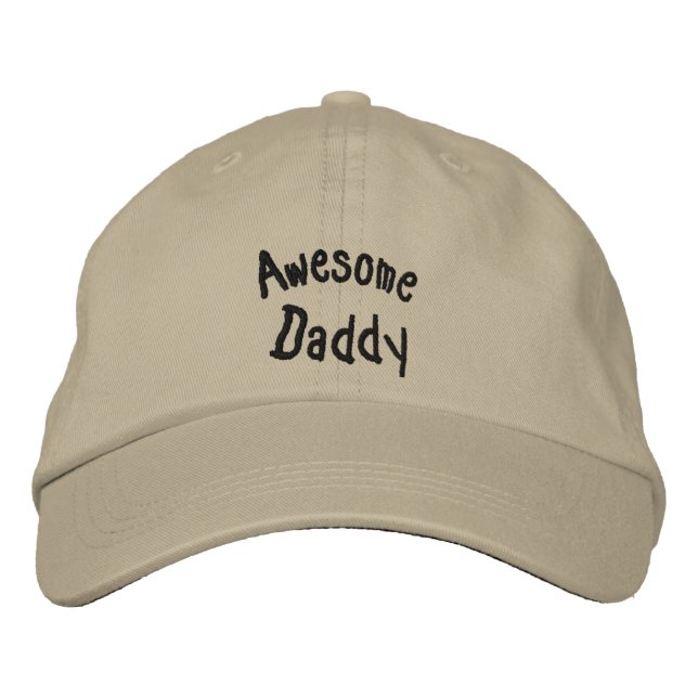 Awesome Daddy Embroidered Baseball Cap (Front)