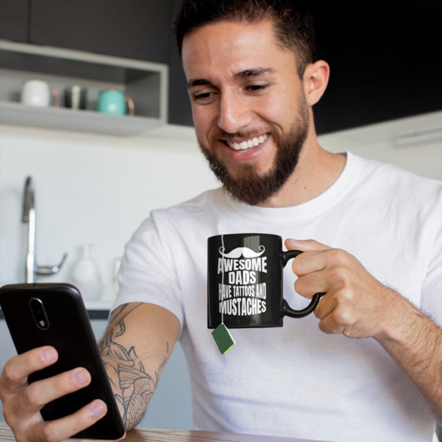 Awesome Dads Have Tattoos Black Combo Mug (Creator Uploaded)