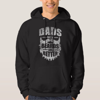 Awesome Dads With Beards Are Better Father Tattoo  Hoodie