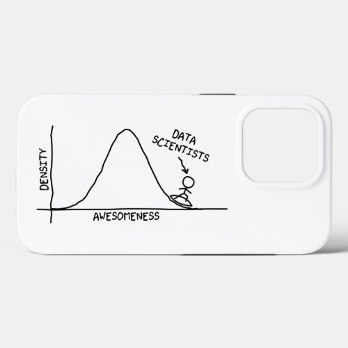 Awesome data scientist iPhone case light color