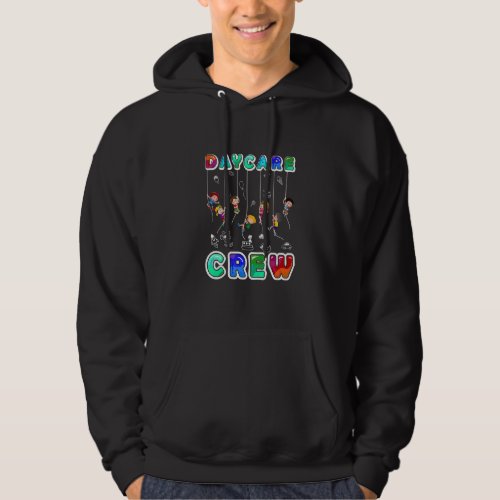 Awesome Daycare Crew Provider Funny Teacher Hoodie