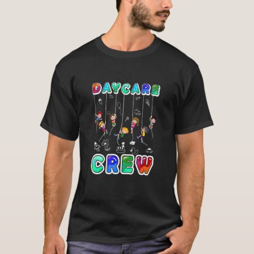 Awesome Daycare Crew Provider Funny Teacher T_Shirt