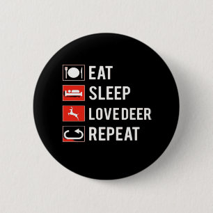 Awesome Deer Lover Creative Modern Design Button