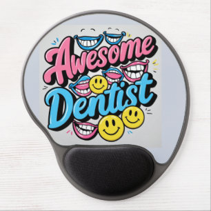 Awesome dentist thank you, smile gift gel mouse pad