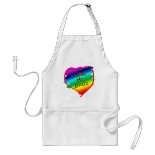 Awesome Design for Gay Dads Adult Apron