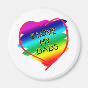 Awesome Design for Gay Dads Magnet