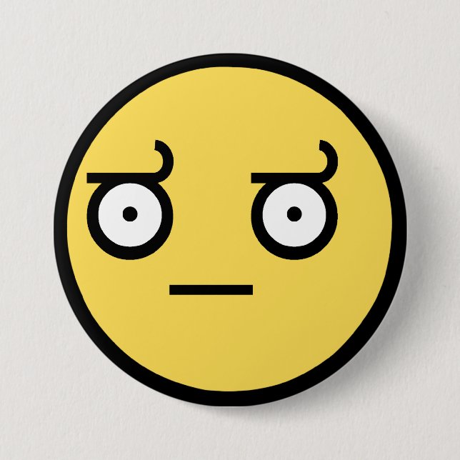 Awesome Disapproval Face Button (Front)