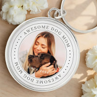Awesome Dog Mom Since 20XX Classic Simple Photo