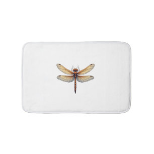 Awesome Dragonfly Costume for Boys and Girls Bath Mat