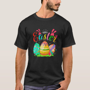 Awesome Egg Hunting Bunny Easter Happy Easter Day T-Shirt