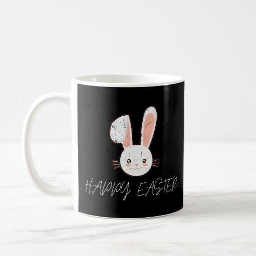 Awesome Eggs Hunting Happy Easter Egg Bunny Face   Coffee Mug