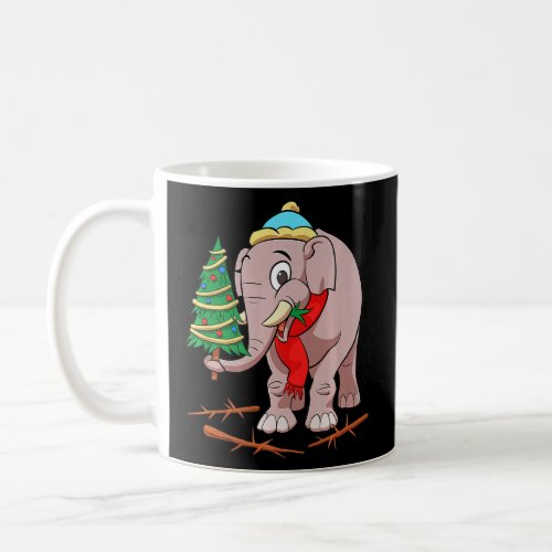 Awesome Elephant Animal Merry Christmas Tree Holid Coffee Mug