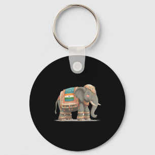 Awesome Elephant Costume For Boys And Girls Keychain