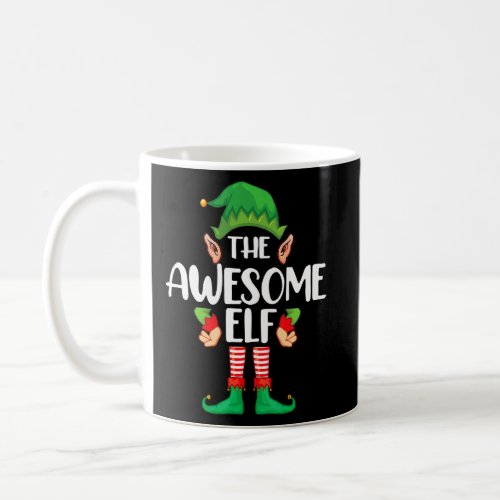 Awesome Elf Matching Family Group Christmas Party  Coffee Mug