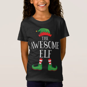 Awesome Elf Matching Group Xmas Funny Family Chris T-Shirt