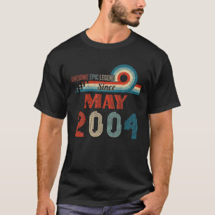 Awesome Epic Legend Since May 2004 18Th Birthday G T-Shirt