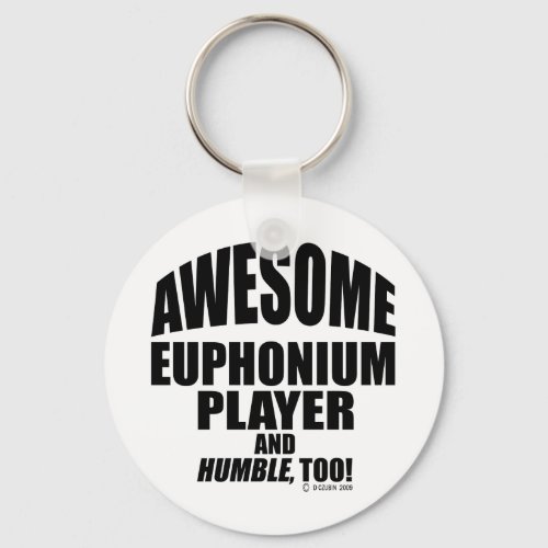Awesome Euphonium Player Keychain