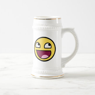 awesome face awesome face beer stein