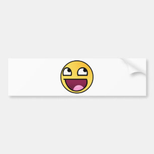 Awesome Face Bumper Sticker