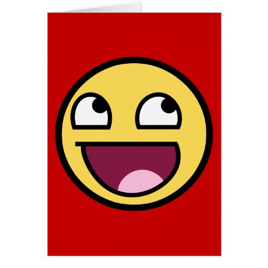 Awesome Face Card (Front)