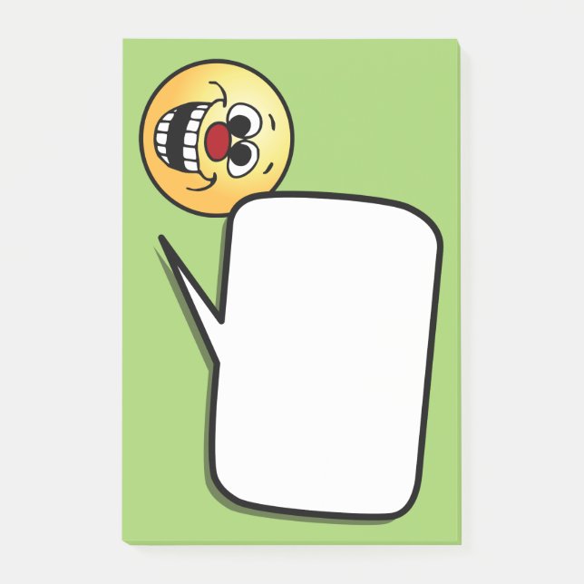 Awesome Face Grumpey Post-it Notes (Front)