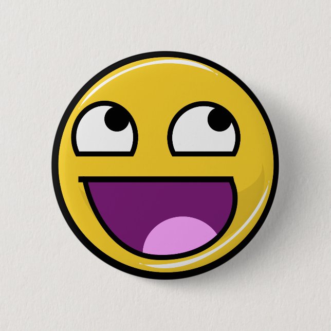 Awesome Face Internet Meme Pinback Button (Front)