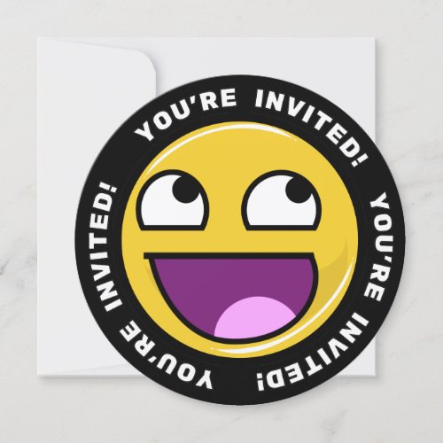 Awesome Face Meme Invitation