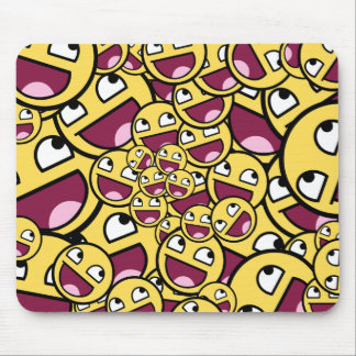 Awesome face mouse pad